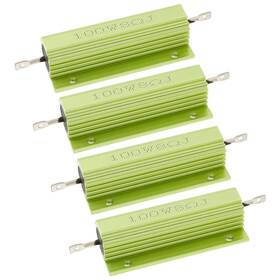 Qzd128 Murtenze 4 Pack 100w 8 Ohm Resistor Wirewound Resistors Aluminum Case Chassi