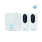 Mx-009d Maxcury Solar Wireless Doorbell Operating Over Range With Remote Button