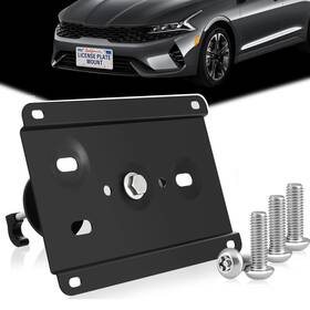 6629 Mylater No Drill Tow Hook License Plate Mount Relocator Bracket Kit With Anti-theft S