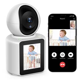 Hs0408 Mypin 2k Two-way Video/audio Indoor Camera Child/elder/dog/pet Wi... Fast Ship