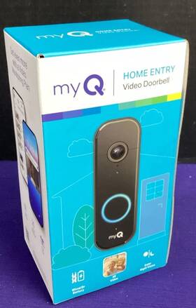 Myq-d49txxb Myq 012381230143 My Q Home Entry Video Doorbell New