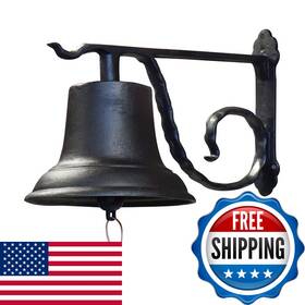 B00di6n9ni Nach Rustic Cast Iron Doorbell Large Door Bells For Homes Kitchen Bell