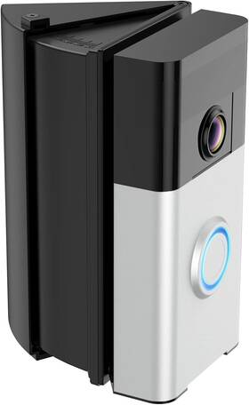 Aub09xf1cq6k Nanw Adjustable 30 To 55 Degree Doorbell Angle Mount Compatible With Black
