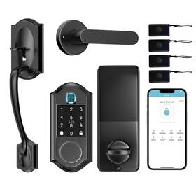 2031f-8004-mb Narpult Smart Locks For Front Door Keyless Entry Lock With Handle Set Do