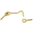 N118117 National Solid Brass 2 In. Hook And Eye Bolt Pack Of 30