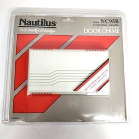 Nc95b Nautilus Vtg Door Bell Chime Diy Wired White Nortek Model New Sealed