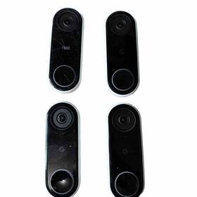 Nest 196271704157 Google Hello Video Doorbell Camera Lot Of 4 - Parts Only