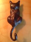 New Cat Door Knocker Heavy Duty Metal Tail 000525833589