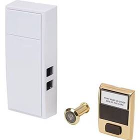 Newhouse Hardware 711181838503 2-note Mechanical Wireless Doorbell Chime And Push Button With Separate