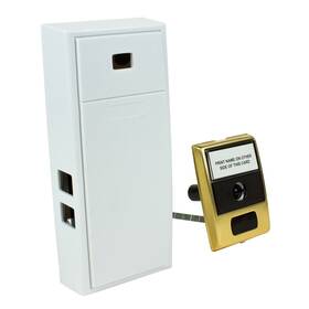 Newhouse Hardware 726843012504 Mchbv Wireless Mechanical -note Chime And Door Button With Built-in Viewer S