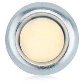 Newhouse Hardware 726843015918 Fmbsl Lighted Flush Mount Door Chime Doorbell Button 1-pack Silver