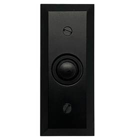 Bt6bv Newhouse Hardware 726843022206 Rectangular Recessed Wired Metal Doorbell Button In Black