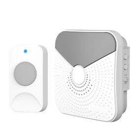 Newhouse Hardware 726843022404 Battery-operated Wireless Chime With Flashing Led Light For