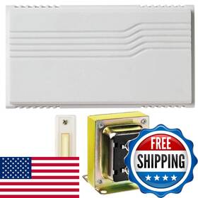 B0cb78cngm Newhouse Hardware Two Note Wired Door Bell Chime Kit With Transformer Surface