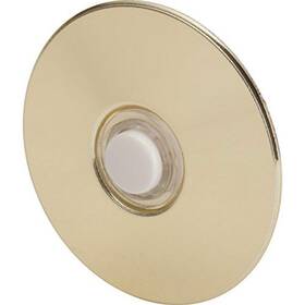 Br5w Newhouse Hardware Unlighted Doorbell Button 1-pack Brass