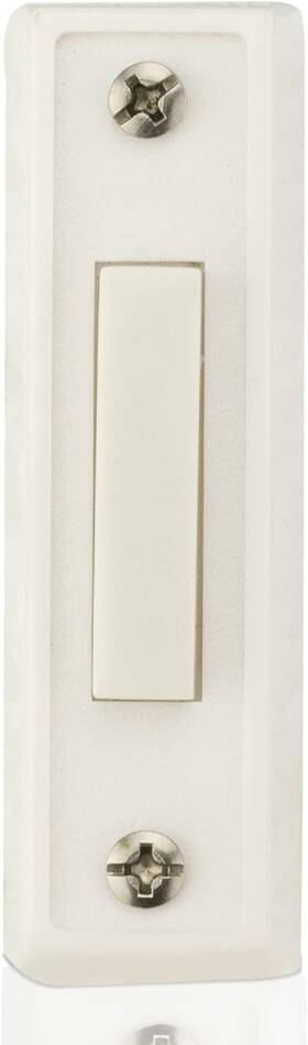 Bt1w Newhouse Hardware Unlighted Doorbell Button 1-pack White