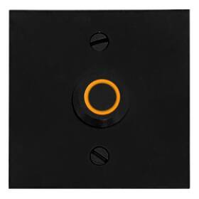Bt6sl Newhouse Hardware Square Lighted Wired Metal Doorbell Button In Black For Chime