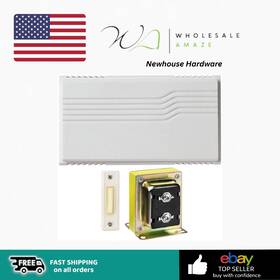 Hx6189803  Newhouse Hardware Two Note Wired Door Bell Chime Kit With Transformer And Surface