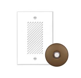Edc1120sbbz Nicor 767706196108 Lighting Edc1 Door Chime Kit Architectural Bronze Stucco Button