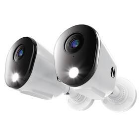 Cam-2pk-ftd8 Night Owl Add On Wired 4k Hd Indoor/outdoor Deterrence Cameras With 2-way Aud