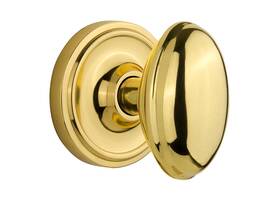 704762 Nostalgic Warehouse Classic Rosette With Homestead Door Knob Single Dummy P
