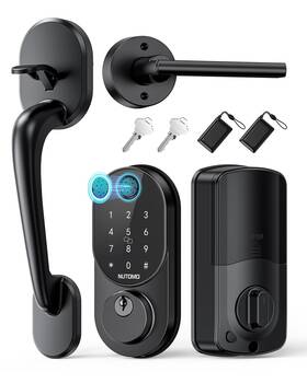 Us-y2-bshs-nut Nutomo Smart Locks For Front Door Keyless Entry Lock Deadbolt With Hand