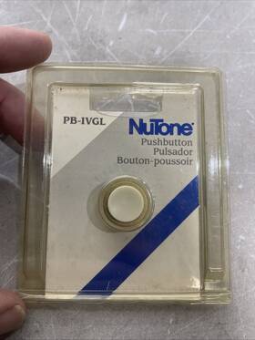 Pb-1vgl Nutone 784891992780 Pushbutton New Old Stock