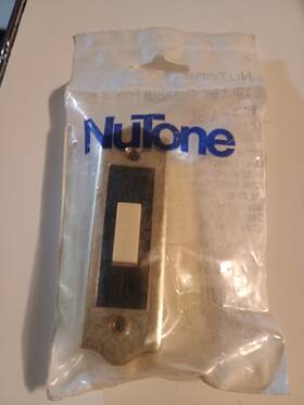 Pb-19l Nutone 784891992803 Lighted Pushbutton