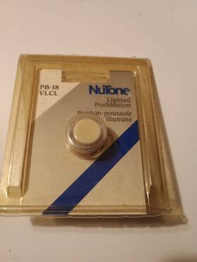 Pb-18 Nutone 784891993060 Vlcl Lighted Pushbutton