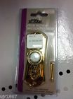 B827lpb Nutone Door Pushbutton Polished Bell Lighted Broan Flat Solid Brass