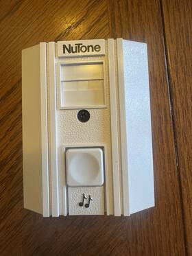 La-99tnwh Nutone Additional Wireless Button For The La-99 Door Chime