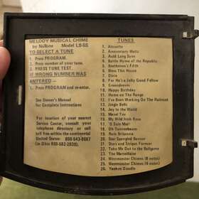 Lb-55 Nutone Vintage Melody Musical Door Chime Model 25 Tunes Works Read