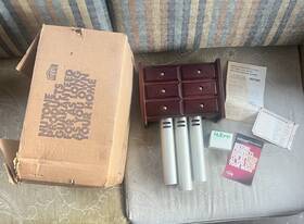 Ld-38 Nutone Broan Walnut 4-8 Note Door Chime Nos Nob