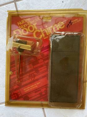 Nutone Mcn-304v Vintage Non-electric Mechanical Door Chime New Old Stock