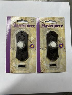 Rcpb702 Nutone 2 Masterpiece Lighted Doorbell Button #rcpb702 Brown