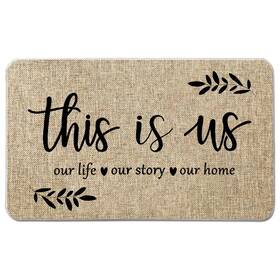 Nydecor 753858217730 Welcome Mats For Front Door Rustic Farmhouse This Is Us Mat Quote Floor