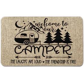 Nydecor 753858217792 Welcome Mats For Front Door Camper Mat Quote Camping Doormat Farmhouse F