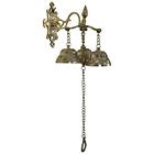 O144657 Insideout Antique Shopkeepers Triple Bell Brass Store Doorbell Doorbells Doors