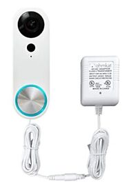 Ohm Kat Video Doorbell Power Supply Compatible With Simpli Safe Pro Smart Wi-fi