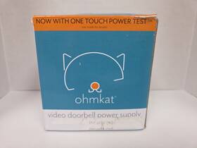 Mka-482000500 Ohmkat Video Doorbell Power Supply For Arlo New-open Box White