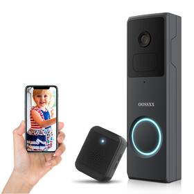 Vdl-4325 Oossxx Smart Video Doorbell Rechargeable Battery Powered Camera With Indo