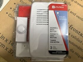 Open Package Utilitech Wireless Doorbell With Button