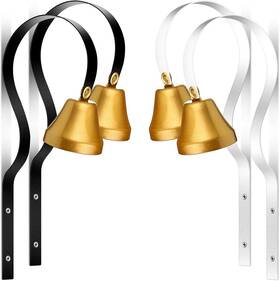 Oudain 313038657628 4 Pcs Shopkeepers Bell Antique Doorbell Wall Mounted Metal