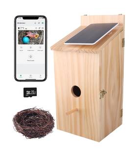 Ozboun 764784302216 Birdhouse Camera With 1080p Hd Wireless - 2.4g Wifi And App N