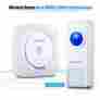 P02958 Patazon Wireless Doorbell No Batteries For Receiver White 1000 Feet Range Free Shipping 7101698602958