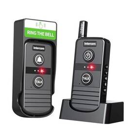 T-1880 Pandaar Wireless Intercom Doorbell Black Two-way Communication 4900 Feet Long