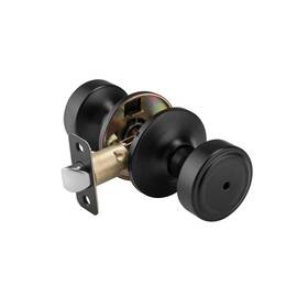 5780mb-bk Parro Black Door Knobs Interior Pismo Doorknob For Bath And Bed Privacy K