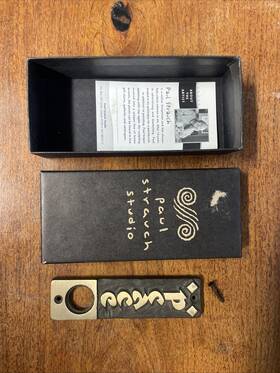 D46b Paul Strauch Studio Inch Peace Brass Doorbell Cover Plate 200 4