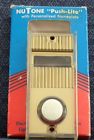 Pb-al Nos "push-lite " Nutone Door Bell Vintage