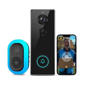 Pg-m18 Pgst 2k Wireless Video Doorbell Camera No Monthly Fee Head-to-toe View Night Vi